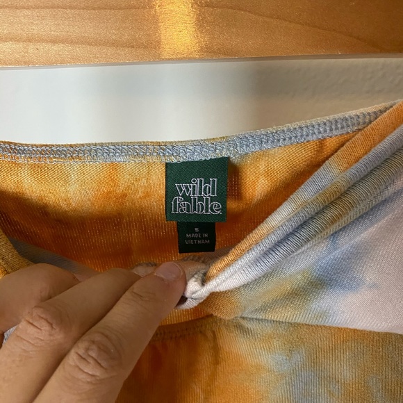 Wild Fable Tye Dye Keyhole Tube Top - Picture 9 of 9